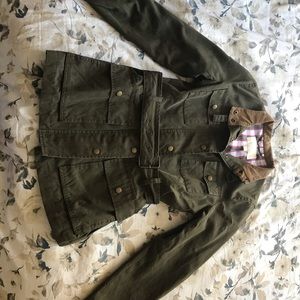 Banana republic small light weight olive jacket